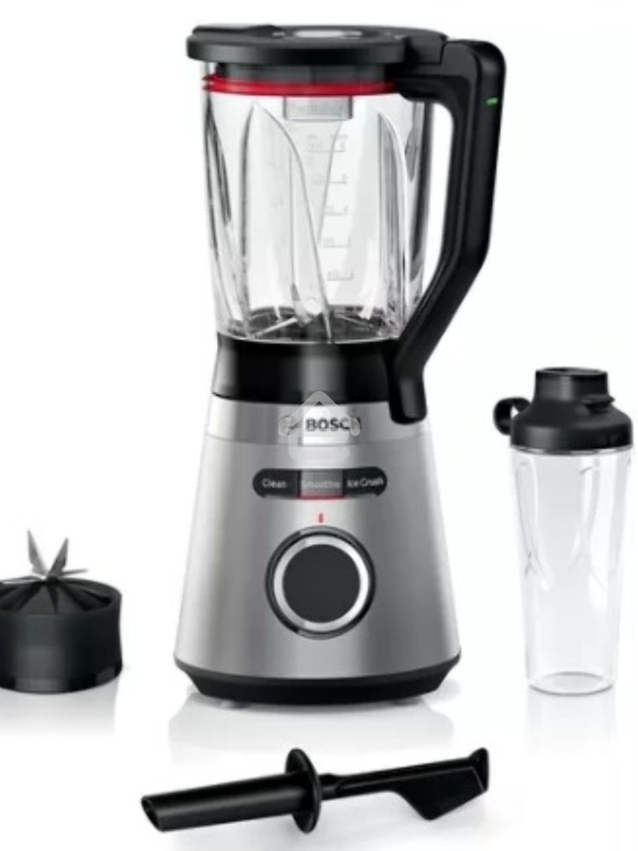 Блендер стационарный Bosch MMB6384M, 1200Вт, черный/нержавеющая сталь