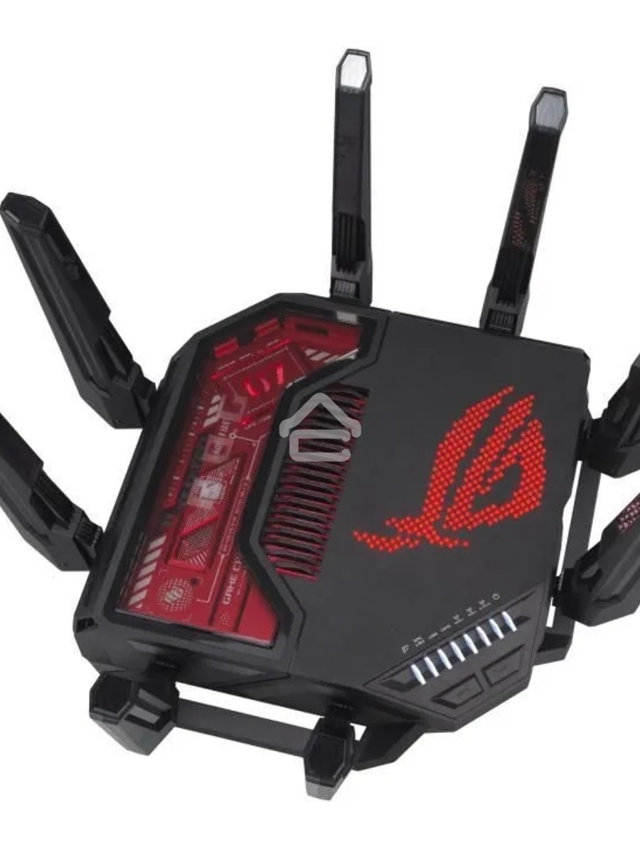 Маршрутизатор ASUS GT-BE19000, черный/красный, 90IG0850-MO9A0V