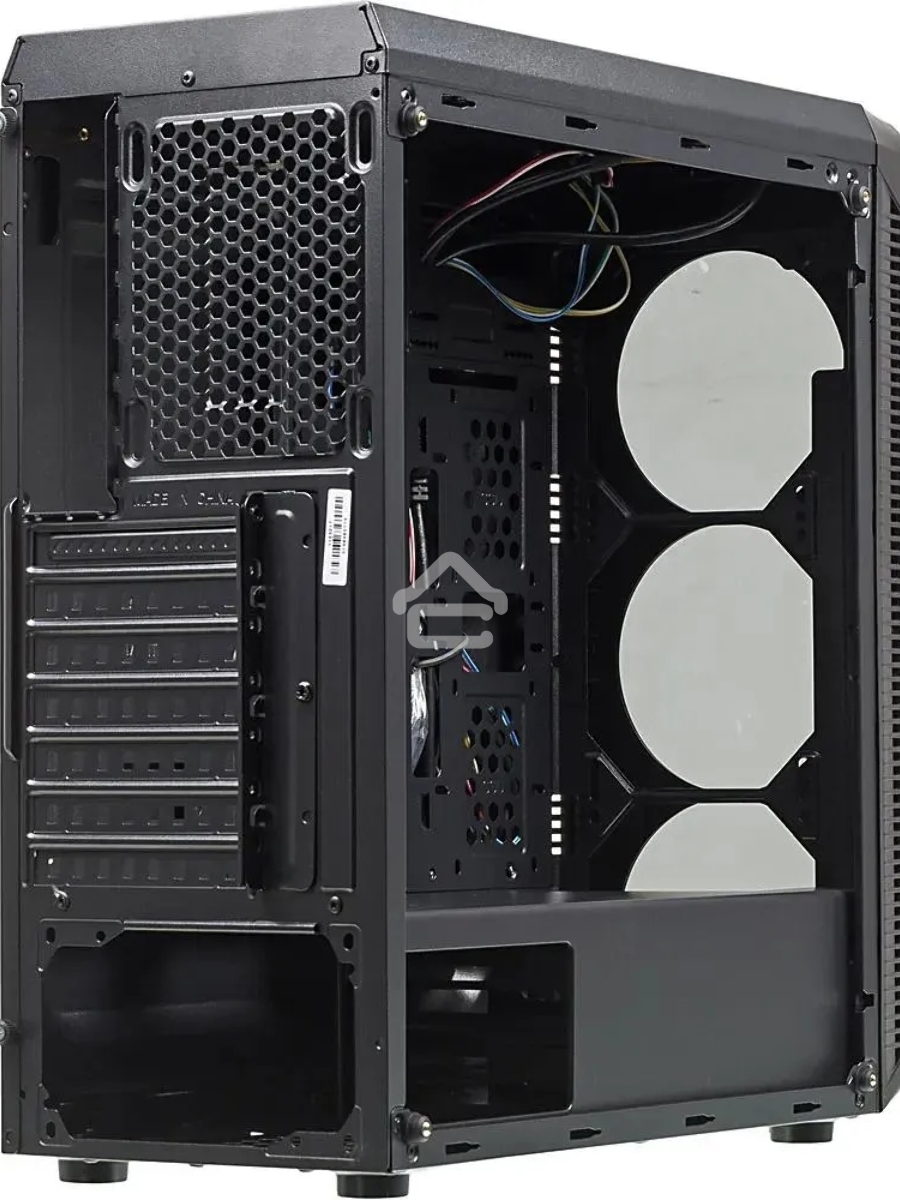 Компьютерный корпус Accord JP-X черный без БП ATX 2xUSB2.0 1xUSB3.0 bott PSU