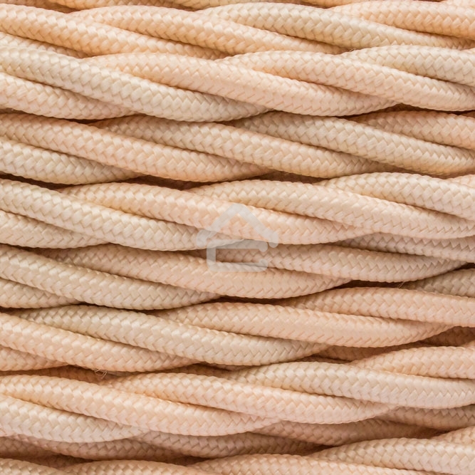 Провод ретро Bironi B1-434-719-50 3х1.5 матовый золото песочное (уп. 50 м)