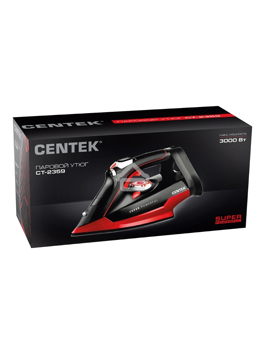 Утюг Centek CT-2359 красный/черный, 3300 Вт