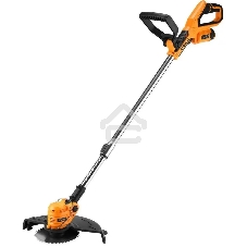 Триммер электрический Deko DKTR12 1х2.5Ач аккум. реж.эл.:леска/нож/диск