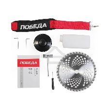 Триммер бензиновый Победа ТБ 143 (1+1), раб. объем 43сс, 2,5 л.с., 