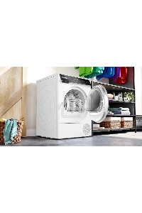Сушильная машина Bosch Serie 8 WQB245B0ME белый, с английской панелью