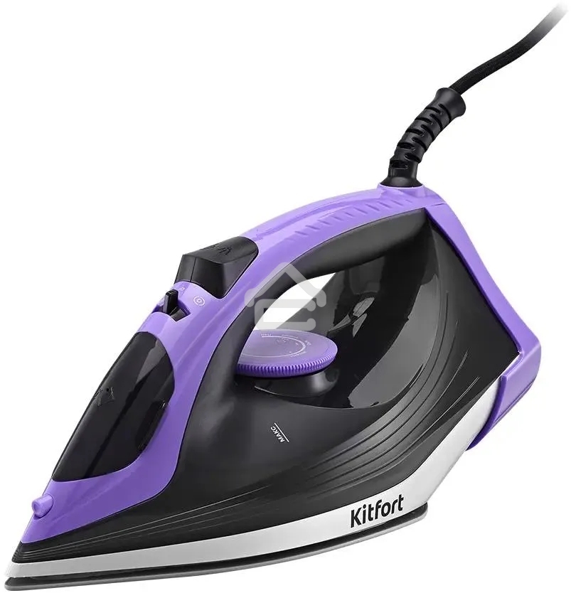 Утюг Kitfort КТ-2627 2200 Вт фиолетовый/черный