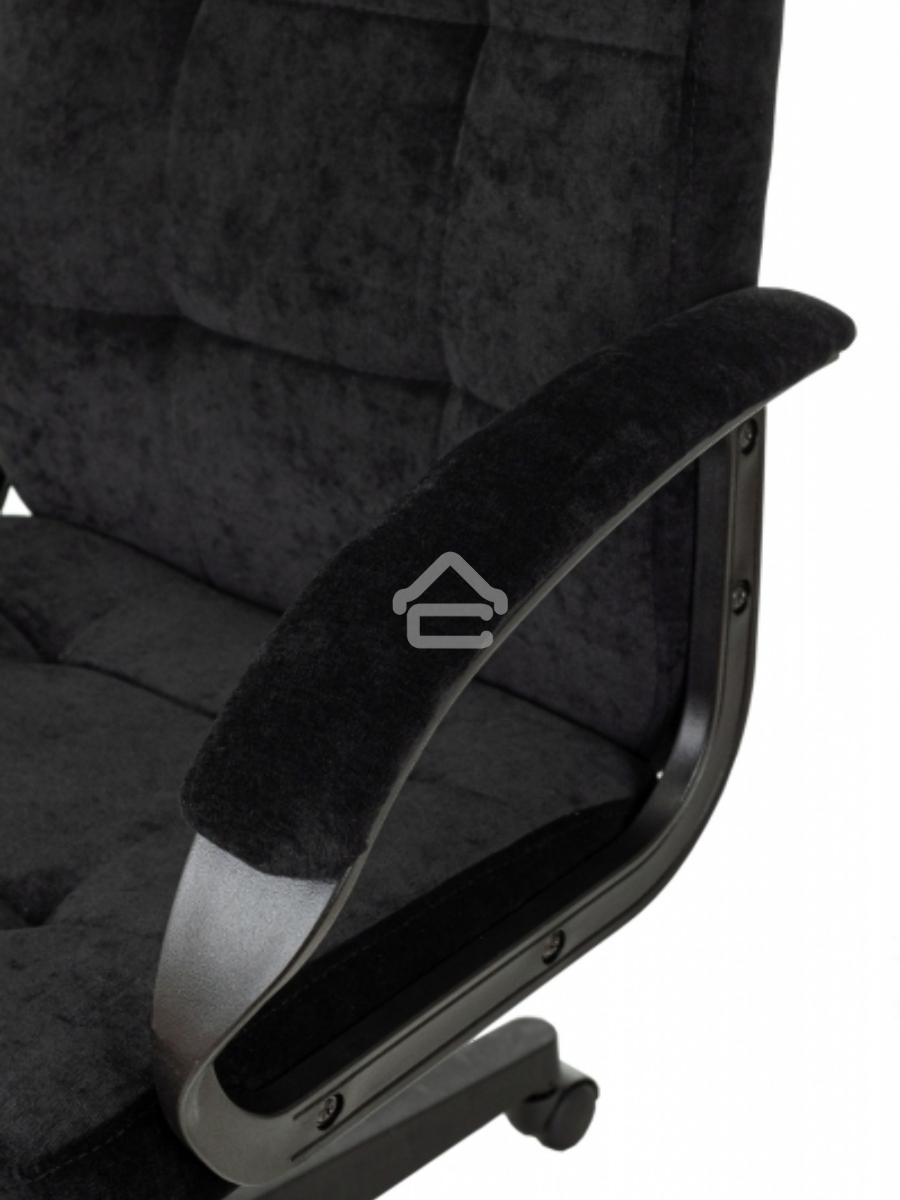 Кресло руководителя Бюрократ CH 002 Fabric черный Light-20 крестов. пластик