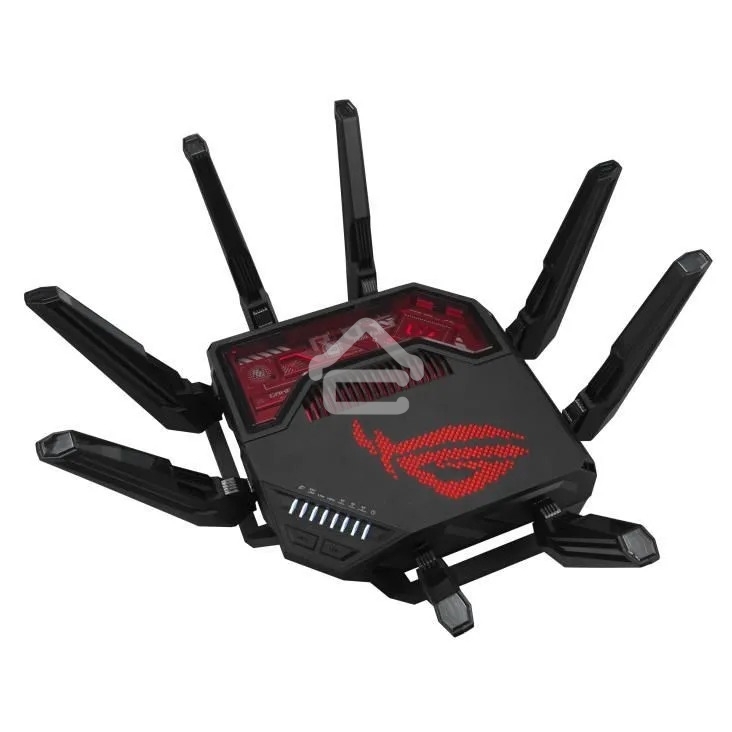 Маршрутизатор ASUS GT-BE19000, черный/красный, 90IG0850-MO9A0V