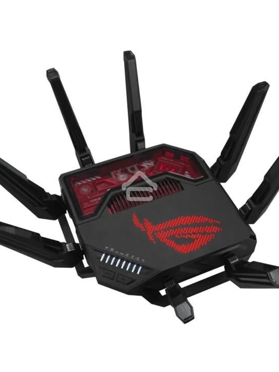 Маршрутизатор ASUS GT-BE19000, черный/красный, 90IG0850-MO9A0V