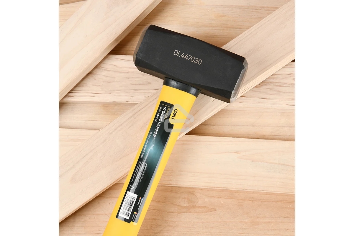 Кувалда Deli DL447030 3000 гр Фибергласовая рукоять