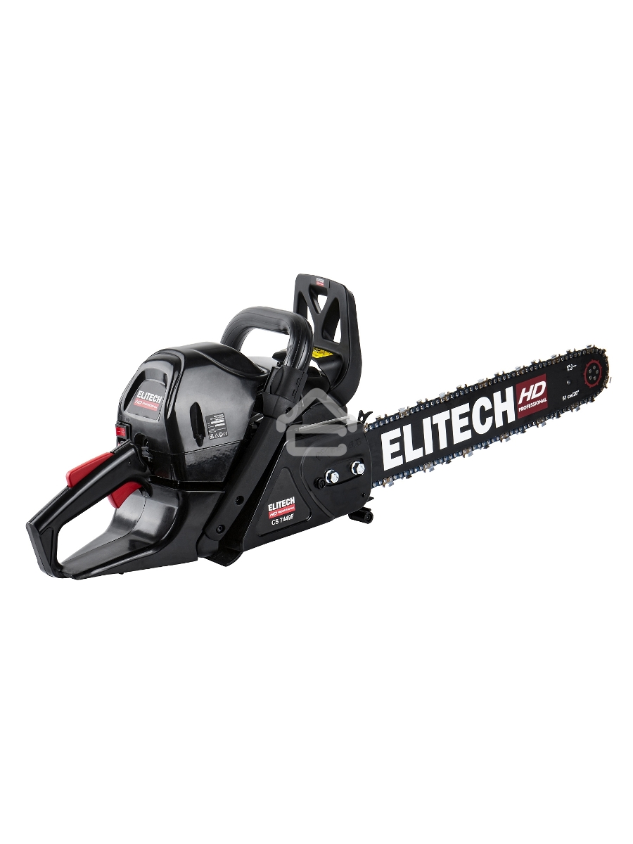 Бензопила Elitech HD Professional CS 7449F 3600Вт 4.9л.с. дл.шины:20