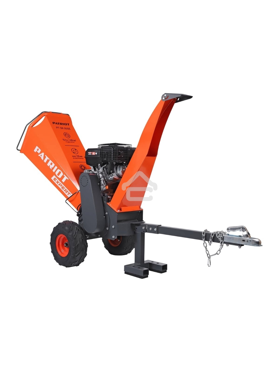 Измельчитель бензиновый PATRIOT PT SB200 E, 13л.с. электрозапуск, макс диаметр веток 100мм