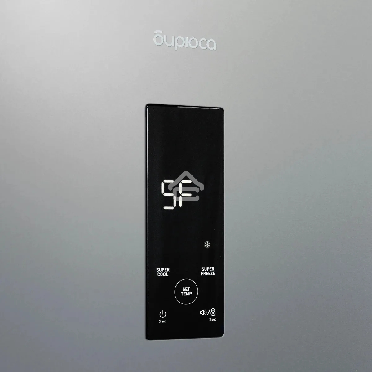 Холодильник Бирюса Б-M960NF металлик двухкамерный 240/100л морозилка снизу, No Frost