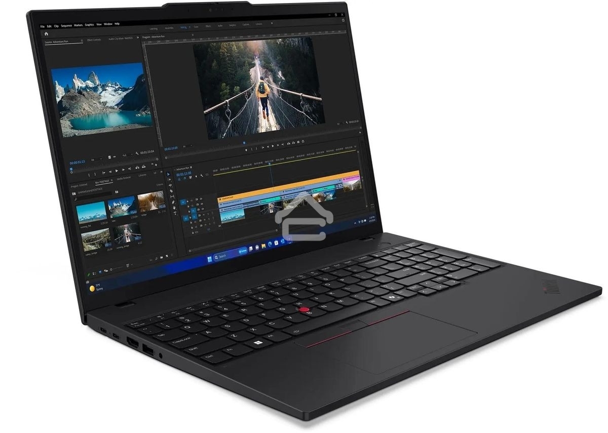 Ноутбук Lenovo ThinkPad T16 G3 черный Core Ultra 7 155U 16Gb SSD1Tb Intel Graphics 16