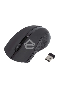 Мышь беспроводная HIPER HOMW-071 черный, 1000 dpi, радиоканал, USB, кнопки - 3