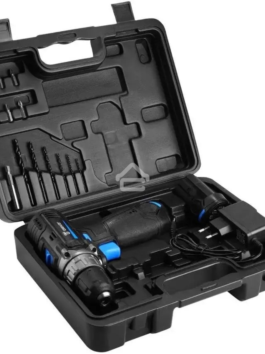 Дрель-шуруповерт Deko DKCD12V PRO Аккумуляторная, Кейс