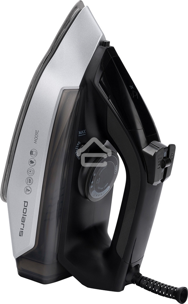 Утюг Polaris PIR-2696AA (2600 Вт,керам., автоотключ.) черный/серебро