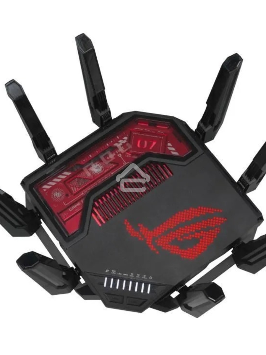 Маршрутизатор ASUS GT-BE19000, черный/красный, 90IG0850-MO9A0V