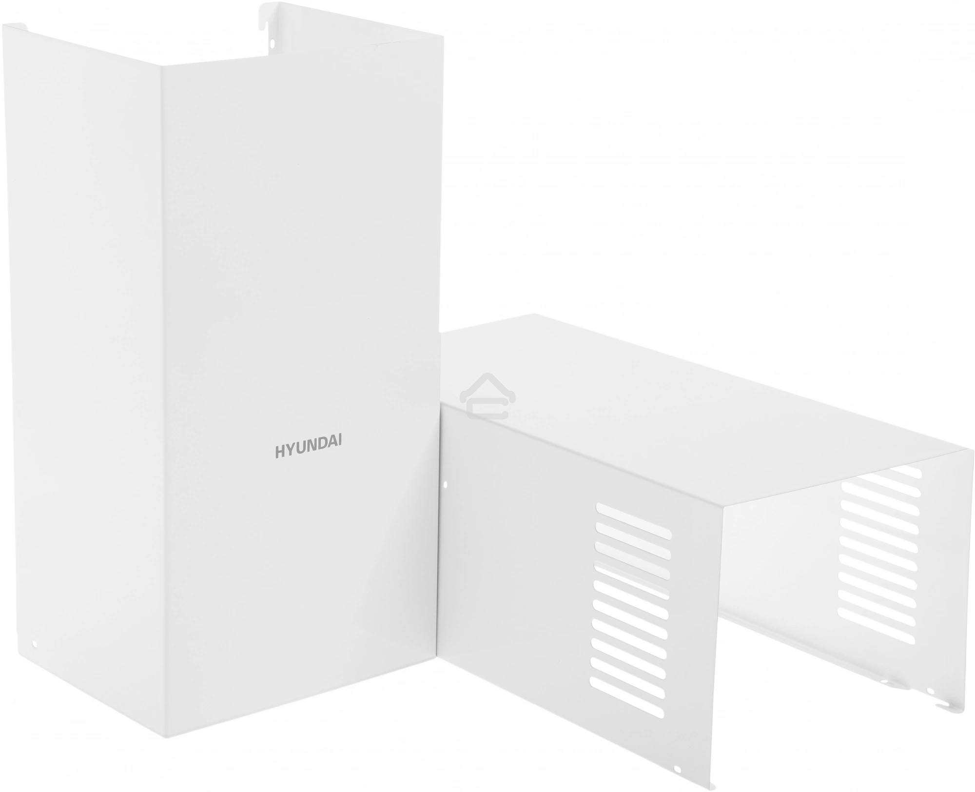 Вытяжка наклонная Hyundai HGH 6830 WG белый, 59.5 см, 350 куб. м/ч, 54 дБ