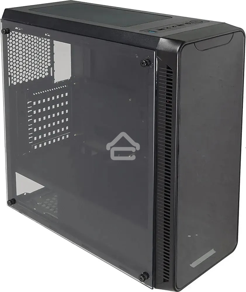 Компьютерный корпус Accord JP-X черный без БП ATX 2xUSB2.0 1xUSB3.0 bott PSU