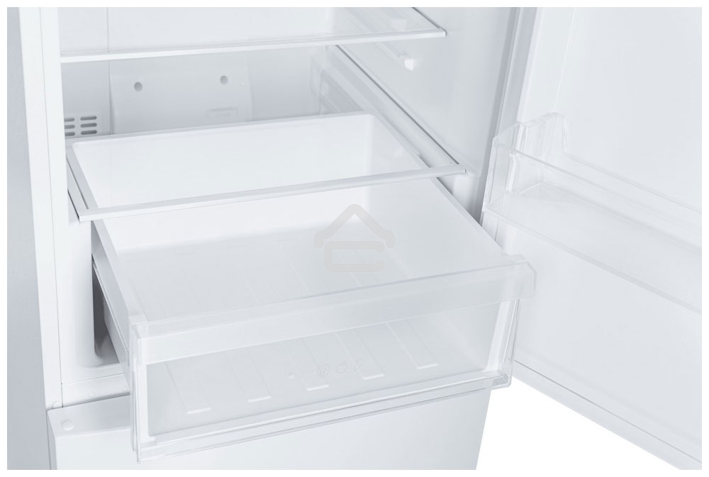 Холодильник Haier CEF537AWD белый двухкамерный 263/105 л морозилка снизу, No Frost