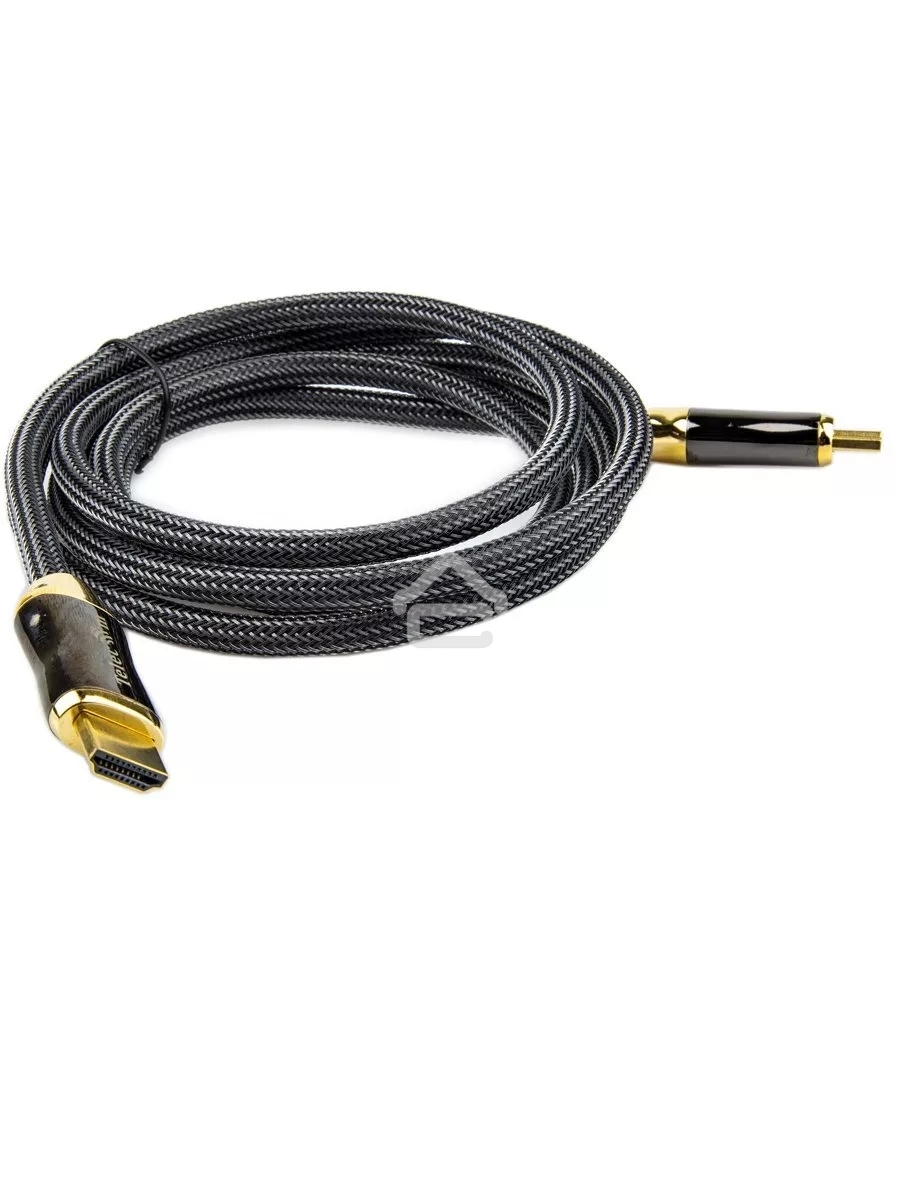 Кабель HDMI 19M/M,ver. 2.1, 8K@60 Hz 2m метал разъемы, нейлоновая оплетка Telecom <TCG300-2M>