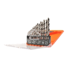 Набор сверл по металлу PATRIOT, HSS, 19 шт №1: 1,0-10,0 мм, в пластиковом боксе