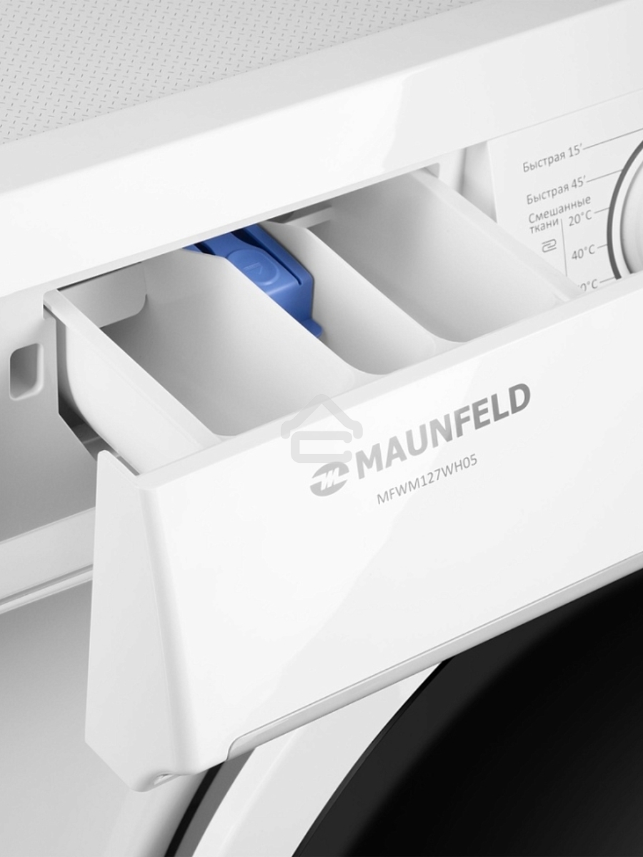 Стиральная машина Maunfeld MFWM127WH05 белый, загрузка фронтальная 7 кг, 1200 об/мин., класс: А+++