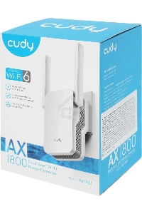 Повторитель беспроводного сигнала Cudy RE1800 AX1800 10/100/1000BASE-TX/Wi-Fi белый