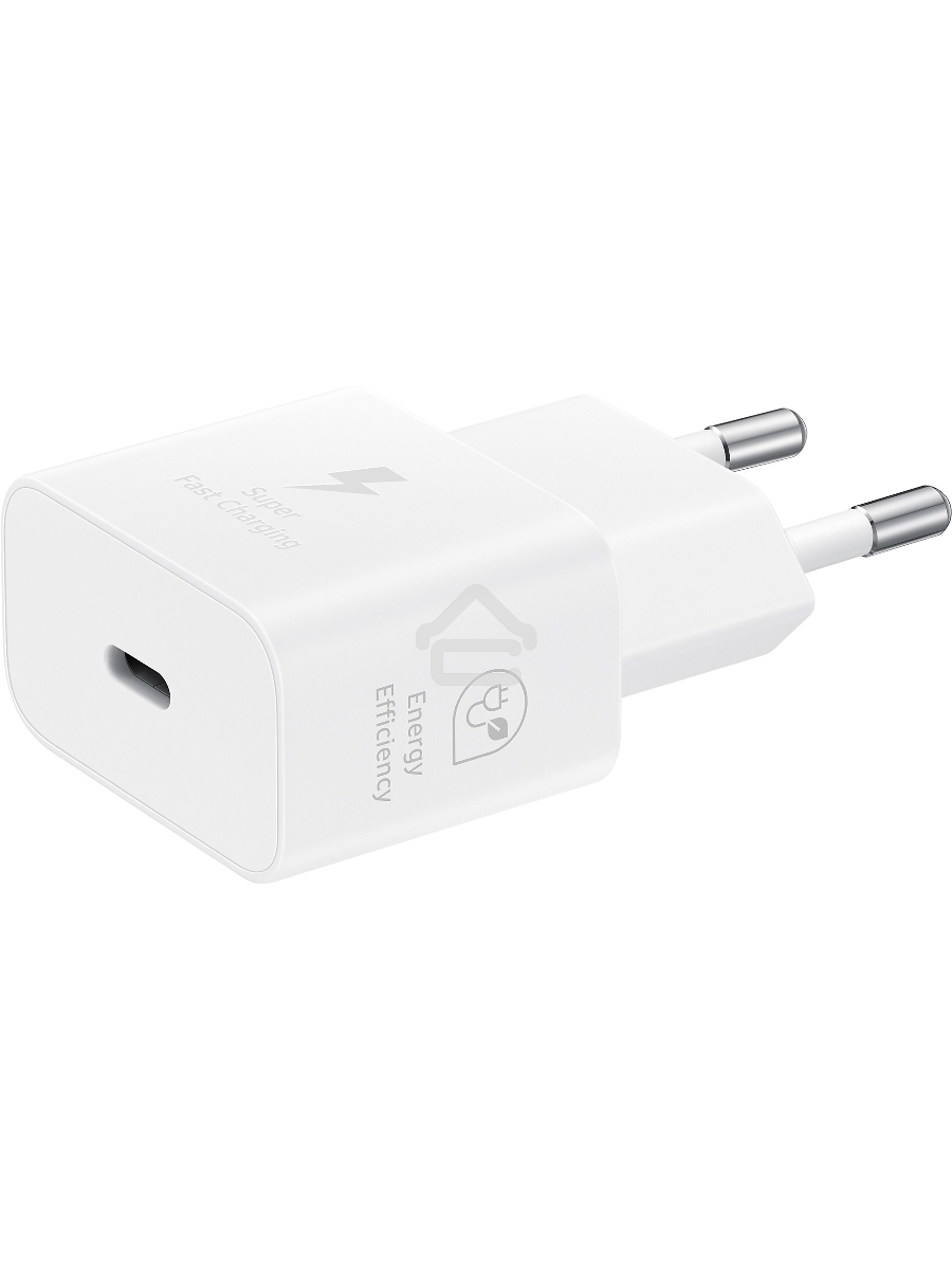 Сетевое зарядное устройство Samsung EP-T2510 25W Type-C белый + cable
