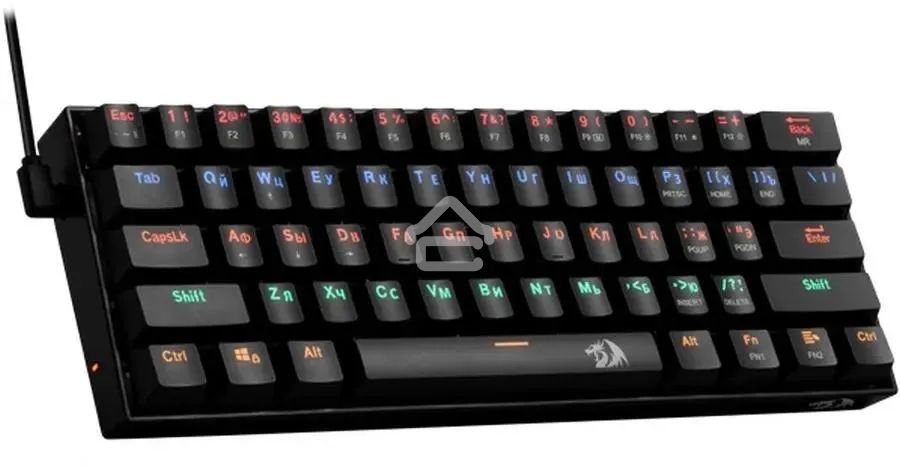 Клавиатура проводная Defender Redragon Lakshmi, USB, черный