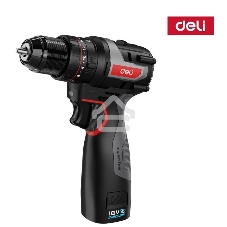 Дрель-шуруповерт аккумуляторная Deli DE-CZ16-1D2, 16В, 2 АКБ, Ударная, Сумка