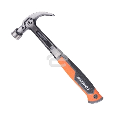 Молоток-гвоздодер цельнокованый Patriot FCH 450, кругл.боек 450 гр, 50-58 HRC, фиберглас.рукоять, прямой гвоздодер малый вес, компактный размер, антивибрацион.система, магнитный гвоздодержатель, 775 гр