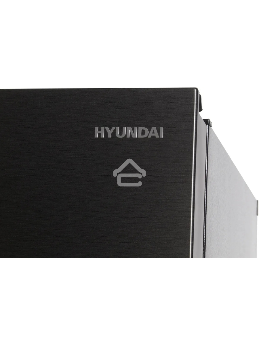 Холодильник Hyundai CS5073FV графит трехкамерный инвертер Side by Side 292/167л морозилка сбоку