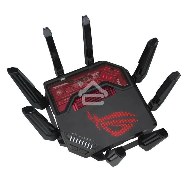 Маршрутизатор ASUS GT-BE19000, черный/красный, 90IG0850-MO9A0V