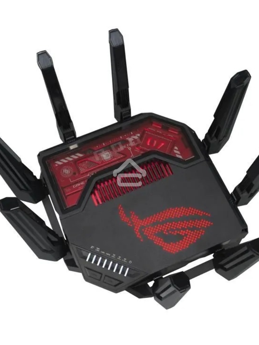 Маршрутизатор ASUS GT-BE19000, черный/красный, 90IG0850-MO9A0V