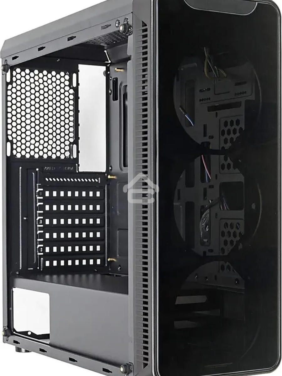 Компьютерный корпус Accord JP-X черный без БП ATX 2xUSB2.0 1xUSB3.0 bott PSU