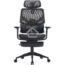 Кресло офисное Cactus CS-CHR-MC01-GYBK серый, сиденье черный, с подголов.