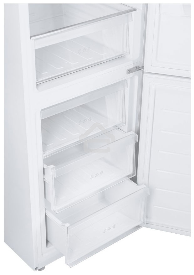 Холодильник Haier CEF537AWD белый двухкамерный 263/105 л морозилка снизу, No Frost