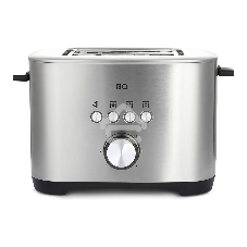 Тостер BQ T1010 Steel-Black, Мощность 800 Вт, 7 степеней поджаривания