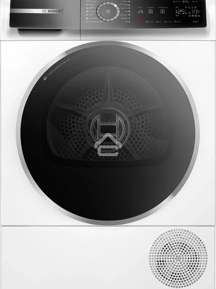 Сушильная машина Bosch WQB245B0ME белый, 9 кг, сушка - конденсационная, программ - 14, 59.8 x 84.2 x 65.1 см