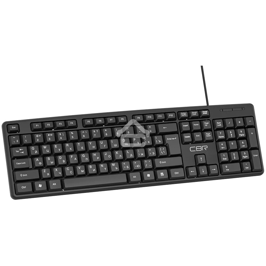 Клавиатура CBR KB 100 проводная, USB, черный