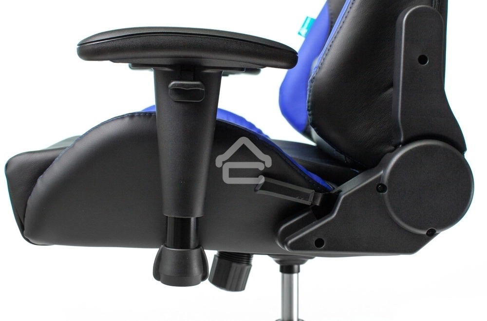 Кресло игровое Бюрократ VIKING 5 AERO BLUE черный/синий искусственная кожа