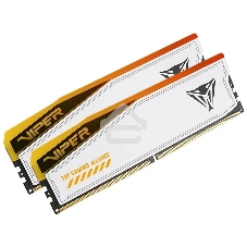 Оперативная память Patriot Viper Elite 5 TUF Gaming, DDR5, 48GB (2x24 GB), 6000 MHz, CL36, DIMM, радиатор, RGB, белый