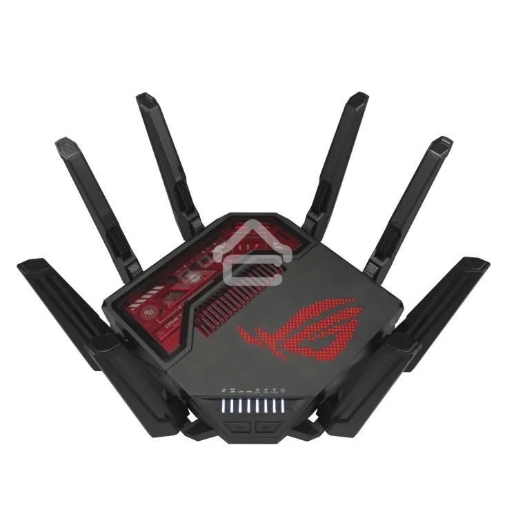 Маршрутизатор ASUS GT-BE19000, черный/красный, 90IG0850-MO9A0V