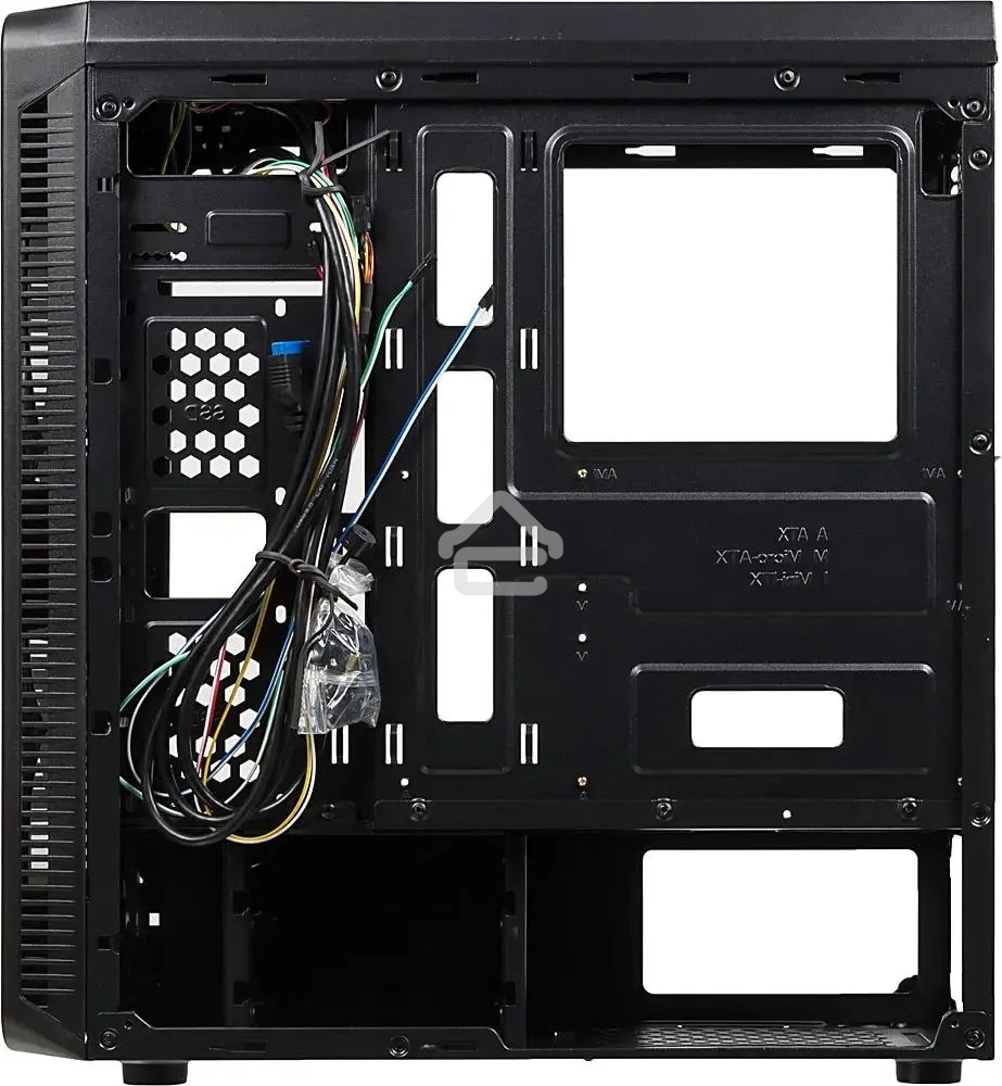 Компьютерный корпус Accord JP-X черный без БП ATX 2xUSB2.0 1xUSB3.0 bott PSU