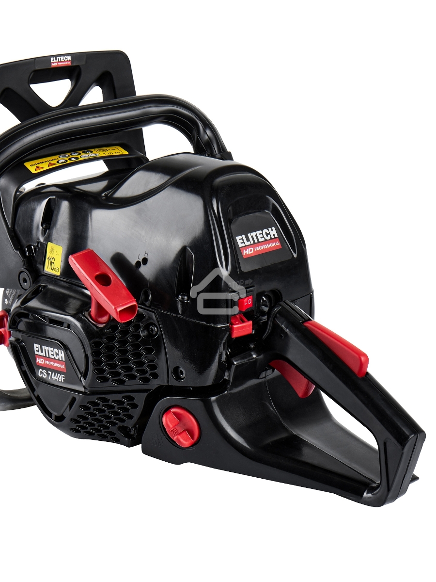 Бензопила Elitech HD Professional CS 7449F 3600Вт 4.9л.с. дл.шины:20
