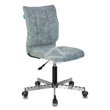 Кресло офисное Бюрократ CH-330M/LT-28 без подлокотников, серый, крестовина металл