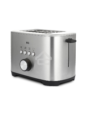 Тостер BQ T1010 Steel-Black, Мощность 800 Вт, 7 степеней поджаривания
