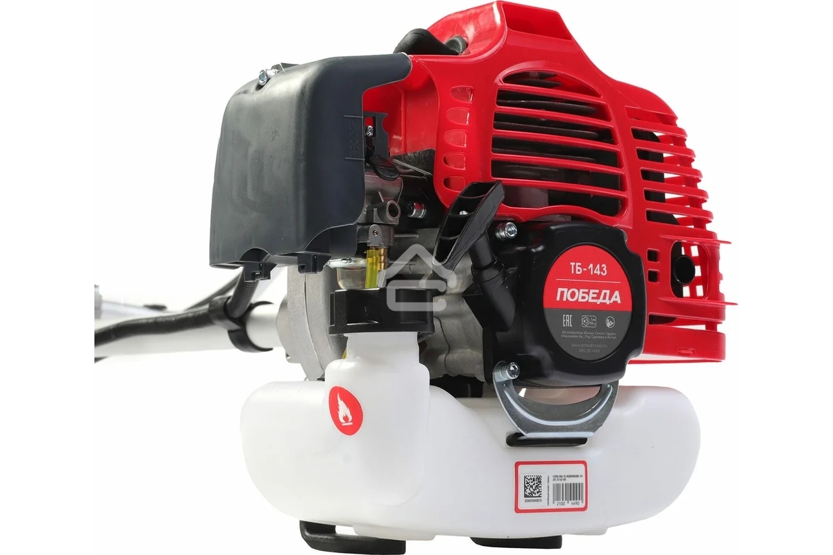 Триммер бензиновый Победа ТБ 143 (1+1), раб. объем 43сс, 2,5 л.с., 