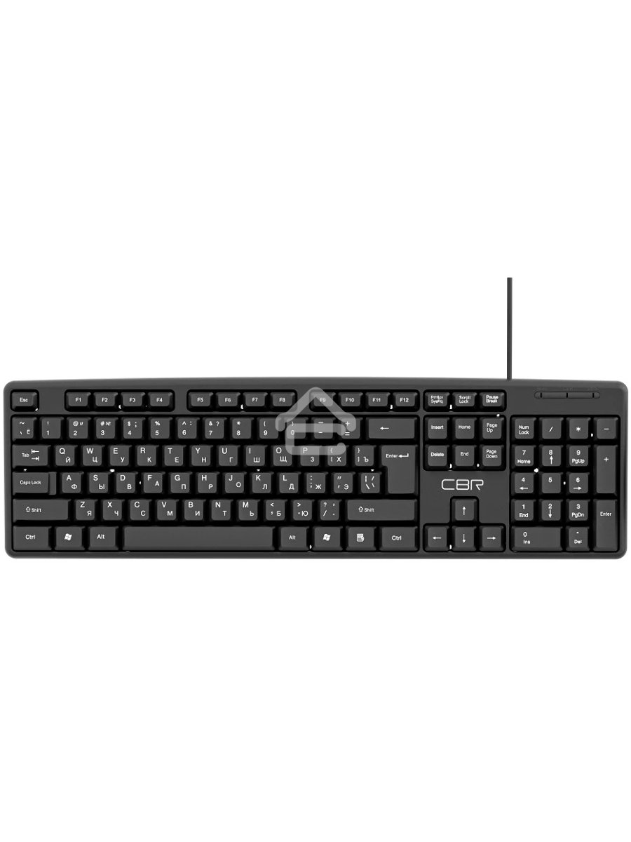 Клавиатура CBR KB 100 проводная, USB, чёрный
